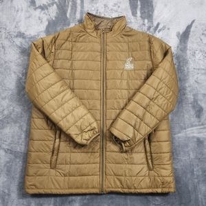 Trout Unlimiited ULTRA THIN Quilted Puffer Jacket Men's Size XXL Lightweight
